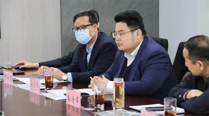 临沂市金融监督管理局杨主任一行莅临安博官方网站机械做企业上市调研指导